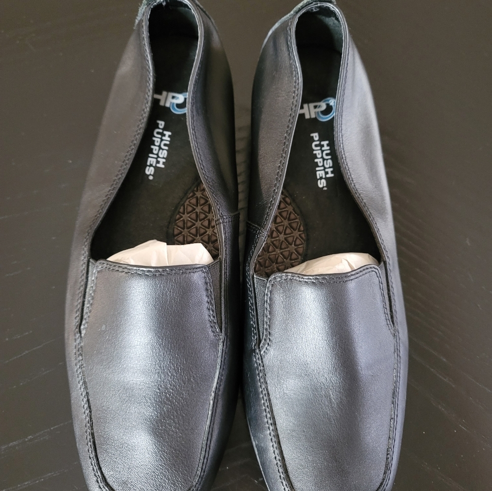9.5W Black leather shoes, Beautiful condition and beautiful shoe.